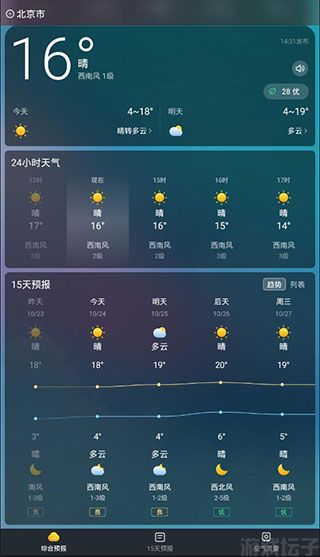 荣耀天气(图3) 荣耀天气(图3)