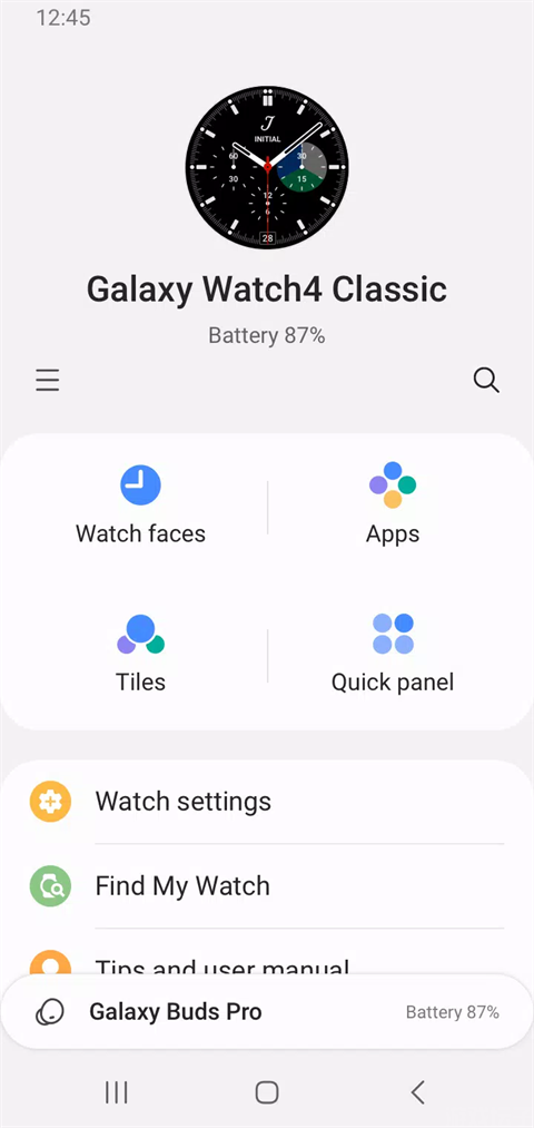 galaxy wearable app
