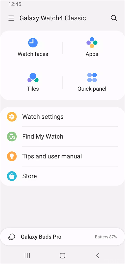 galaxy wearable app